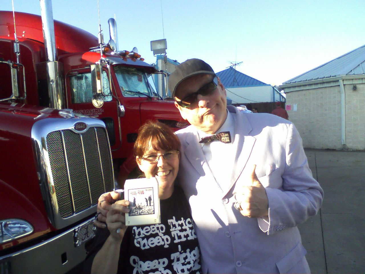 Kathy with Rick N at Cheap Trick Concert