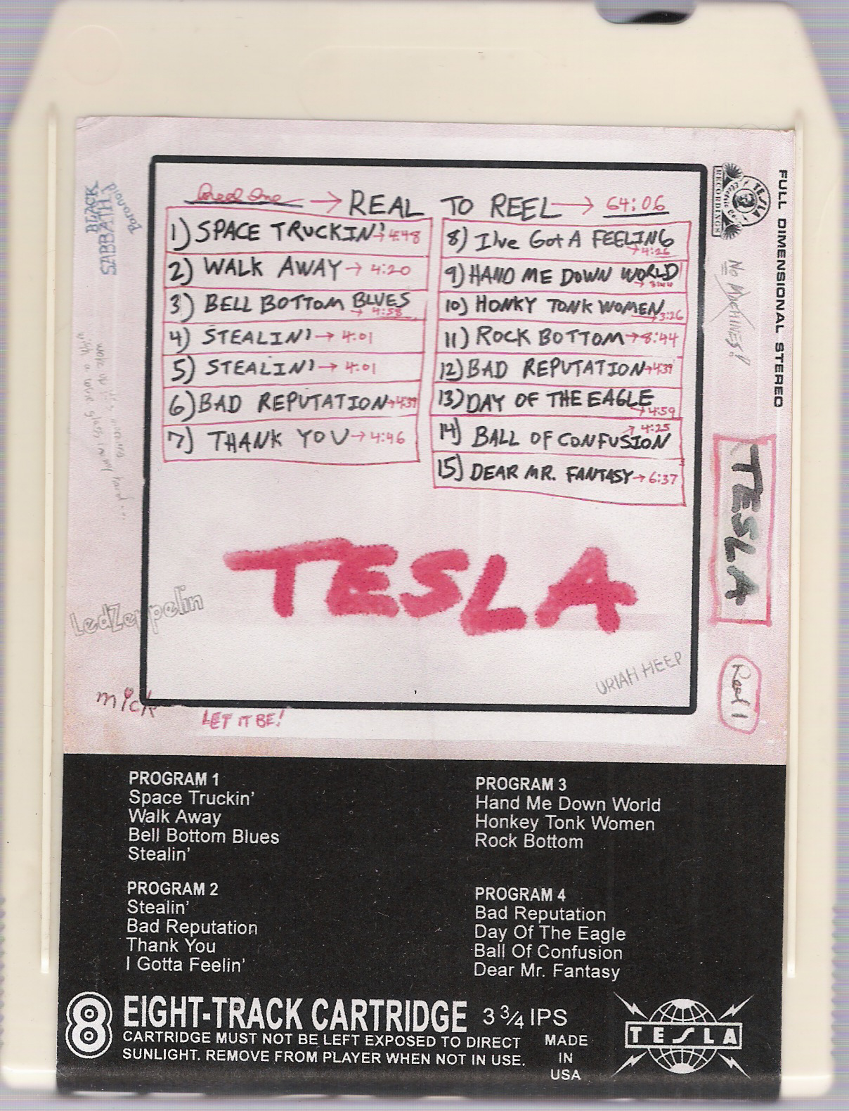 tesla reel 2 reel 1 8-track front