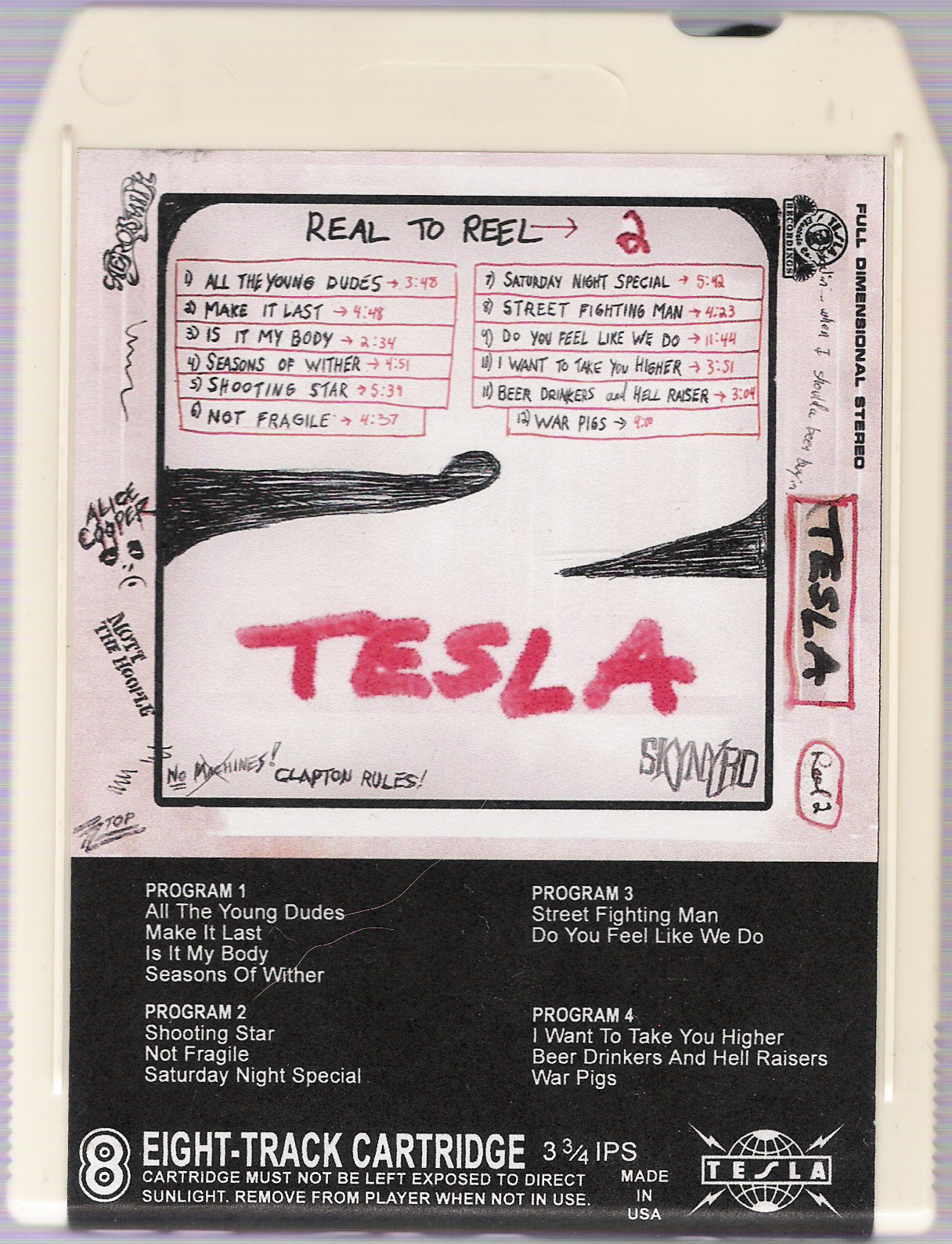 tesla reel 2 reel 2 8-track front